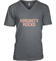 Virginity Pink Leopard print Rocks Cool Trendy Animal Print Men's V-Neck Men's V-Neck - Nice-Tshirts4u