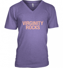 Virginity Pink Leopard print Rocks Cool Trendy Animal Print Men's V-Neck Men's V-Neck - Nice-Tshirts4u