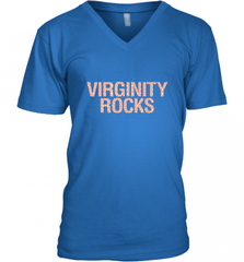 Virginity Pink Leopard print Rocks Cool Trendy Animal Print Men's V-Neck Men's V-Neck - Nice-Tshirts4u