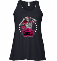 WWE Sasha Banks Pink Hair with Logo Women's Racerback Tank Women's Racerback Tank - Nice-Tshirts4u