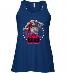 WWE Sasha Banks Pink Hair with Logo Women's Racerback Tank Women's Racerback Tank - Nice-Tshirts4u