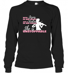 Violin Teacher For A Religious Violinist Long Sleeve T-Shirt