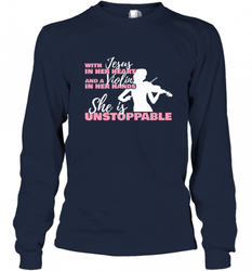 Violin Teacher For A Religious Violinist Long Sleeve T-Shirt