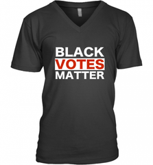 Black Votes Matter T Shirt Election Voters Rights BLM Pride Men's V-Neck Men's V-Neck - Nice-Tshirts4u
