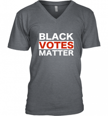 Black Votes Matter T Shirt Election Voters Rights BLM Pride Men's V-Neck Men's V-Neck - Nice-Tshirts4u