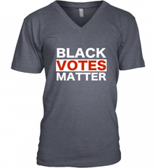 Black Votes Matter T Shirt Election Voters Rights BLM Pride Men's V-Neck Men's V-Neck - Nice-Tshirts4u