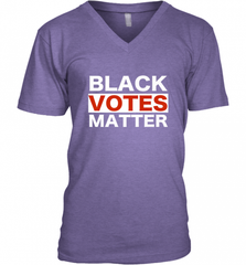 Black Votes Matter T Shirt Election Voters Rights BLM Pride Men's V-Neck Men's V-Neck - Nice-Tshirts4u
