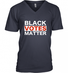 Black Votes Matter T Shirt Election Voters Rights BLM Pride Men's V-Neck Men's V-Neck - Nice-Tshirts4u