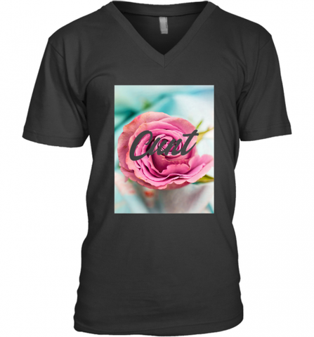 Womens Floral Cunt T shirt _ See You Next Tuesday Men's V-Neck Men's V-Neck / Black / S Men's V-Neck - Nice-Tshirts4u