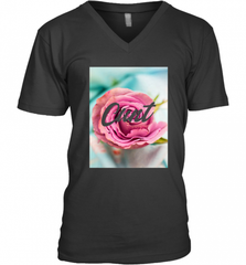 Womens Floral Cunt T shirt _ See You Next Tuesday Men's V-Neck Men's V-Neck - Nice-Tshirts4u