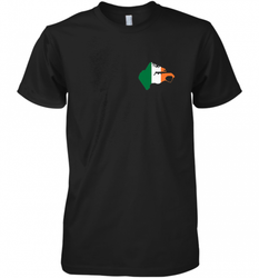 South Boston  Pocket Irish Flag Men's Premium T-Shirt