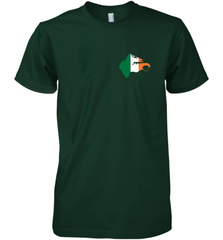 South Boston  Pocket Irish Flag Men's Premium T-Shirt Men's Premium T-Shirt - Nice-Tshirts4u