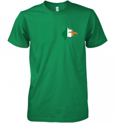 South Boston  Pocket Irish Flag Men's Premium T-Shirt