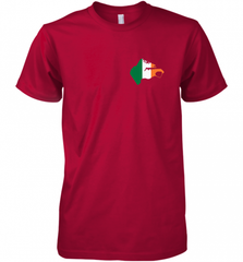 South Boston  Pocket Irish Flag Men's Premium T-Shirt Men's Premium T-Shirt - Nice-Tshirts4u