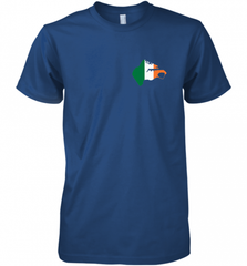 South Boston  Pocket Irish Flag Men's Premium T-Shirt Men's Premium T-Shirt - Nice-Tshirts4u