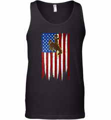 Wyoming Cowboys Grunge American Flag  Apparel Men's Tank Top Men's Tank Top - Nice-Tshirts4u