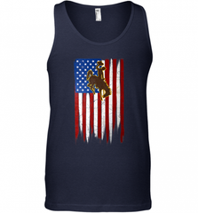 Wyoming Cowboys Grunge American Flag  Apparel Men's Tank Top Men's Tank Top - Nice-Tshirts4u