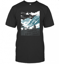 North Cascades National Park Washington Vintage Gift Men's T-Shirt