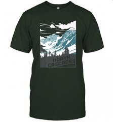 North Cascades National Park Washington Vintage Gift Men's T-Shirt Men's T-Shirt - Nice-Tshirts4u