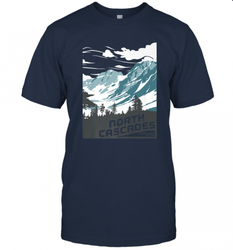 North Cascades National Park Washington Vintage Gift Men's T-Shirt
