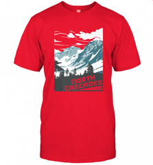 North Cascades National Park Washington Vintage Gift Men's T-Shirt Men's T-Shirt - Nice-Tshirts4u