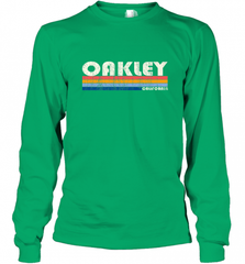 Vintage 70s 80s Style Oakley CA Long Sleeve T-Shirt Long Sleeve T-Shirt - Nice-Tshirts4u