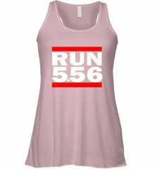 Run 5.56 Long Gun AR 15 Women's Racerback Tank Women's Racerback Tank - Nice-Tshirts4u