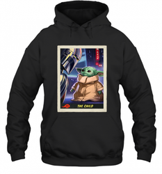 Star Wars The Mandalorian The Child Trading Card Hooded Sweatshirt