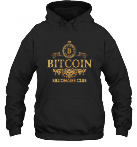 Bitcoin Billionaire Hooded Sweatshirt Hooded Sweatshirt / Black / S Hooded Sweatshirt - Nice-Tshirts4u