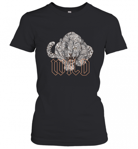 Wild Jaguar Leopard Cheetah Print Graphic Women's T-Shirt Women's T-Shirt / Black / XS Women's T-Shirt - Nice-Tshirts4u