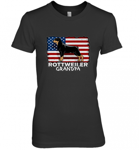 Mens Rottweiler Grandpa Women's Premium T-Shirt Women's Premium T-Shirt / Black / XS Women's Premium T-Shirt - Nice-Tshirts4u