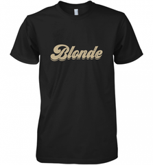 Blonde Hair Color Retro Babe Men's Premium T-Shirt Men's Premium T-Shirt - Nice-Tshirts4u