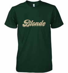 Blonde Hair Color Retro Babe Men's Premium T-Shirt Men's Premium T-Shirt - Nice-Tshirts4u