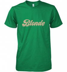 Blonde Hair Color Retro Babe Men's Premium T-Shirt Men's Premium T-Shirt - Nice-Tshirts4u