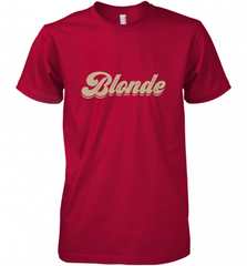 Blonde Hair Color Retro Babe Men's Premium T-Shirt Men's Premium T-Shirt - Nice-Tshirts4u
