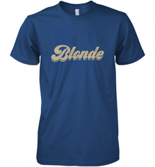 Blonde Hair Color Retro Babe Men's Premium T-Shirt Men's Premium T-Shirt - Nice-Tshirts4u