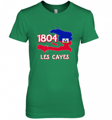 Nice Haitian Flag Day Shirt _ Les Cayes Haiti Map 1804 Women's Premium T-Shirt Women's Premium T-Shirt - Nice-Tshirts4u