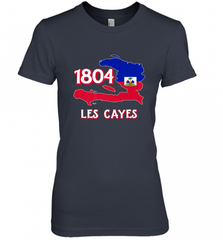 Nice Haitian Flag Day Shirt _ Les Cayes Haiti Map 1804 Women's Premium T-Shirt Women's Premium T-Shirt - Nice-Tshirts4u
