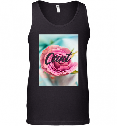 Womens Floral Cunt T shirt _ See You Next Tuesday Men's Tank Top Men's Tank Top / Black / XS Men's Tank Top - Nice-Tshirts4u