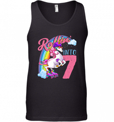 Kids Unicorn Roller Skate 7th Birthday Shirt Girls Unicorn Men's Tank Top Men's Tank Top - Nice-Tshirts4u