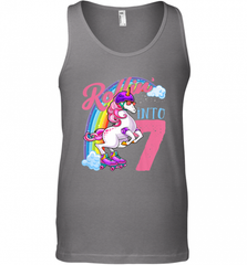 Kids Unicorn Roller Skate 7th Birthday Shirt Girls Unicorn Men's Tank Top Men's Tank Top - Nice-Tshirts4u