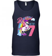 Kids Unicorn Roller Skate 7th Birthday Shirt Girls Unicorn Men's Tank Top Men's Tank Top - Nice-Tshirts4u