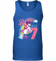 Kids Unicorn Roller Skate 7th Birthday Shirt Girls Unicorn Men's Tank Top Men's Tank Top - Nice-Tshirts4u