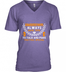 Grandmothers always have time Men's V-Neck Men's V-Neck - Nice-Tshirts4u