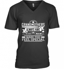 Grandmothers always have time to talk and make you feel special 01 Men's V-Neck Men's V-Neck - Nice-Tshirts4u
