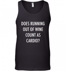 Fitness Does Running Out Of Wine Count As Cardio Men's Tank Top