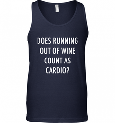 Fitness Does Running Out Of Wine Count As Cardio Men's Tank Top