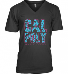Cal Poly SLO Mustangs CJ6DY01 Men's V-Neck Men's V-Neck - Nice-Tshirts4u