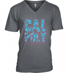 Cal Poly SLO Mustangs CJ6DY01 Men's V-Neck Men's V-Neck - Nice-Tshirts4u