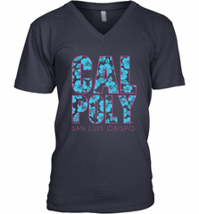 Cal Poly SLO Mustangs CJ6DY01 Men's V-Neck Men's V-Neck - Nice-Tshirts4u